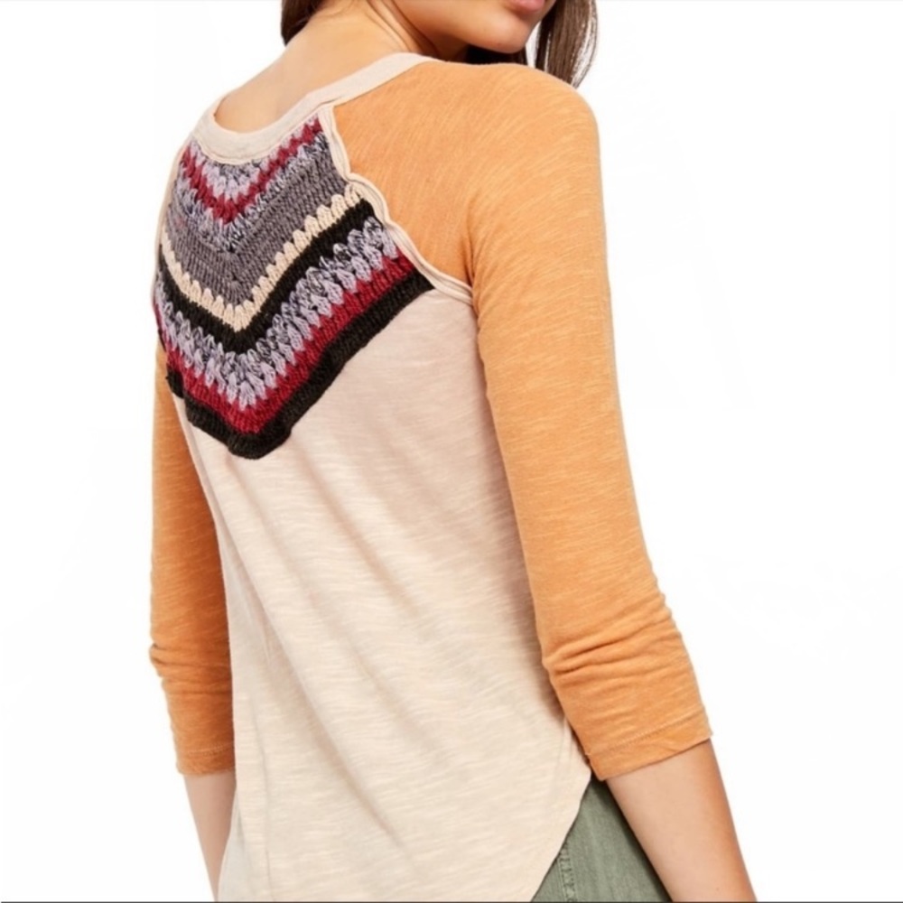 Free People Spring Bound Crochet Top Size Small - Picture 5 of 16